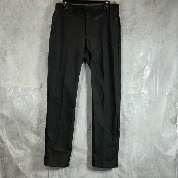 IZOD Men's Solid Black Regular Classic-Fit Suit Pants SZ 32X32 - Picture 1 of 9